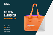 Delivery Bag Mockup, a Packaging Mockup by BlackMockup (Thumbnail 1 of 8)