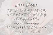 Jean Jingga, a Script Font by Aldedesign (Thumbnail 8 of 10)