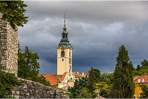 Gospe Trsatske church in Rijeka, Croatia, an Architecture Photo by Leonid Andronov