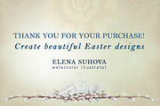 Religious Easter Watercolor Clipart, a Seasonal Illustration by EL_SUHOVA (Thumbnail 8 of 8)