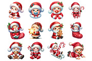 Cute Christmas Baby Santa PNG, a Graphic by CitraGraphics (Thumbnail 2 of 4)
