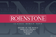 Rojenstone Font, a Serif Font by pixaroma (Thumbnail 1 of 8)