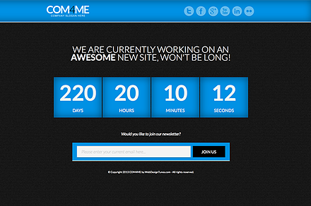 COM4ME Under Construction WP Theme