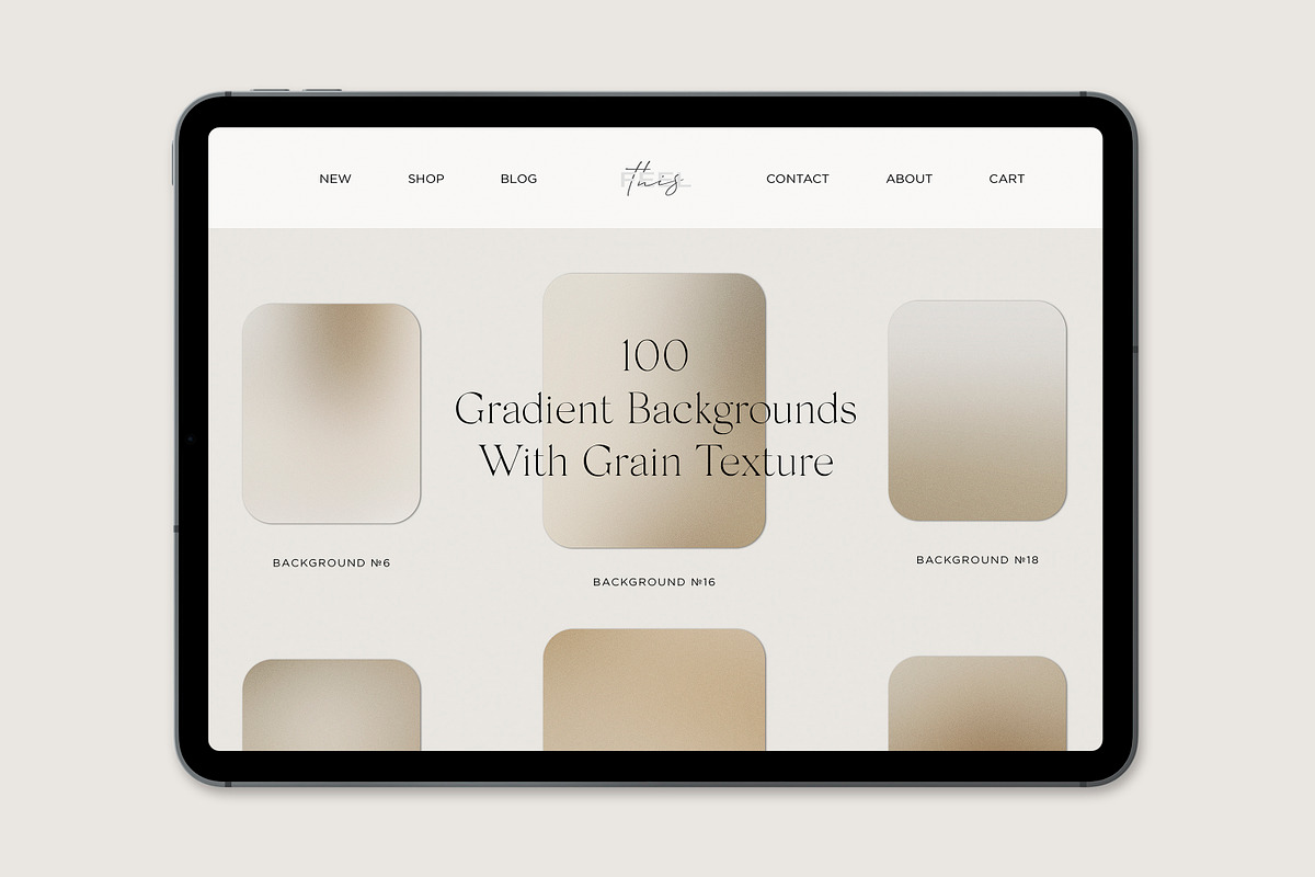 100 Gradient Backgrounds Textures, an Object Graphic by Feel This