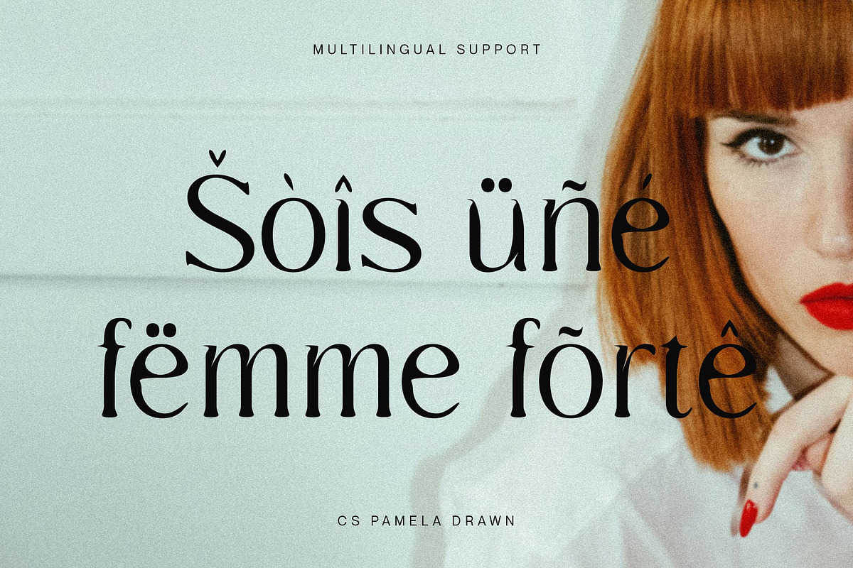 CS Pamela Drawn, a Serif Font by Craft Supply Co. (Photo 7 of 8)