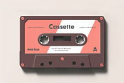 Cassette Mock-up, a Product Mockup by zippypixelstudio (Thumbnail 8 of 15)