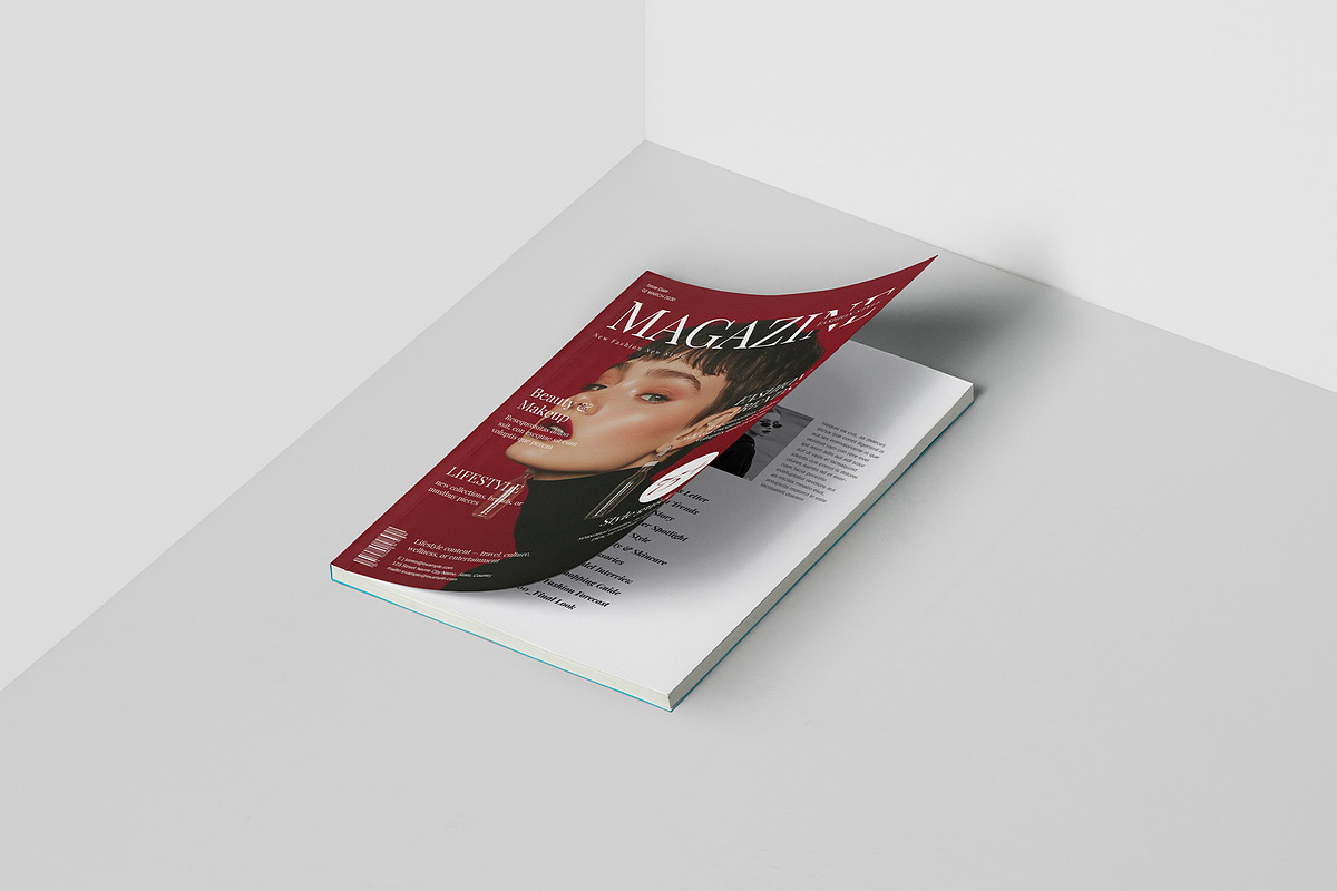 Fashion Magazine Template, a Magazine Template by Cleffon_Graphic_Studio (Photo 3 of 14)