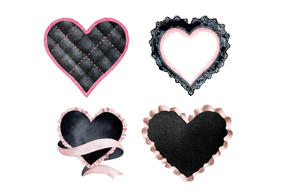 Black & Pink Coquette Frame, an Illustration by Designworld (Photo 3 of 4)