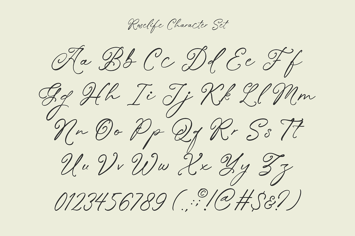 Roselife, a Handwritten Font by Nathatype (Photo 9 of 11)