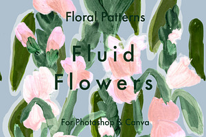 Fluid Flowers 2 Pattern