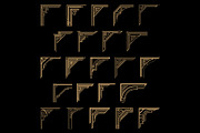 41 Art Deco Corners Designs, a Decorative Illustration by Stanislav Kharchevskyi (Thumbnail 3 of 3)