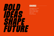 Krumix Bold Condensed Display Font, a Sans Serif Font by Muksal Creative (Thumbnail 3 of 12)