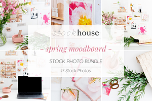 Spring Moodboard Styled Stock Photos