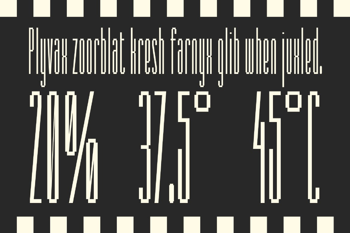 Displayxel, a Sans Serif Font by graphicook (Photo 7 of 10)
