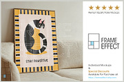 6 Neutral Art Frame Mockups Bundle, a Household Mockup by Frame Effect (Thumbnail 7 of 8)