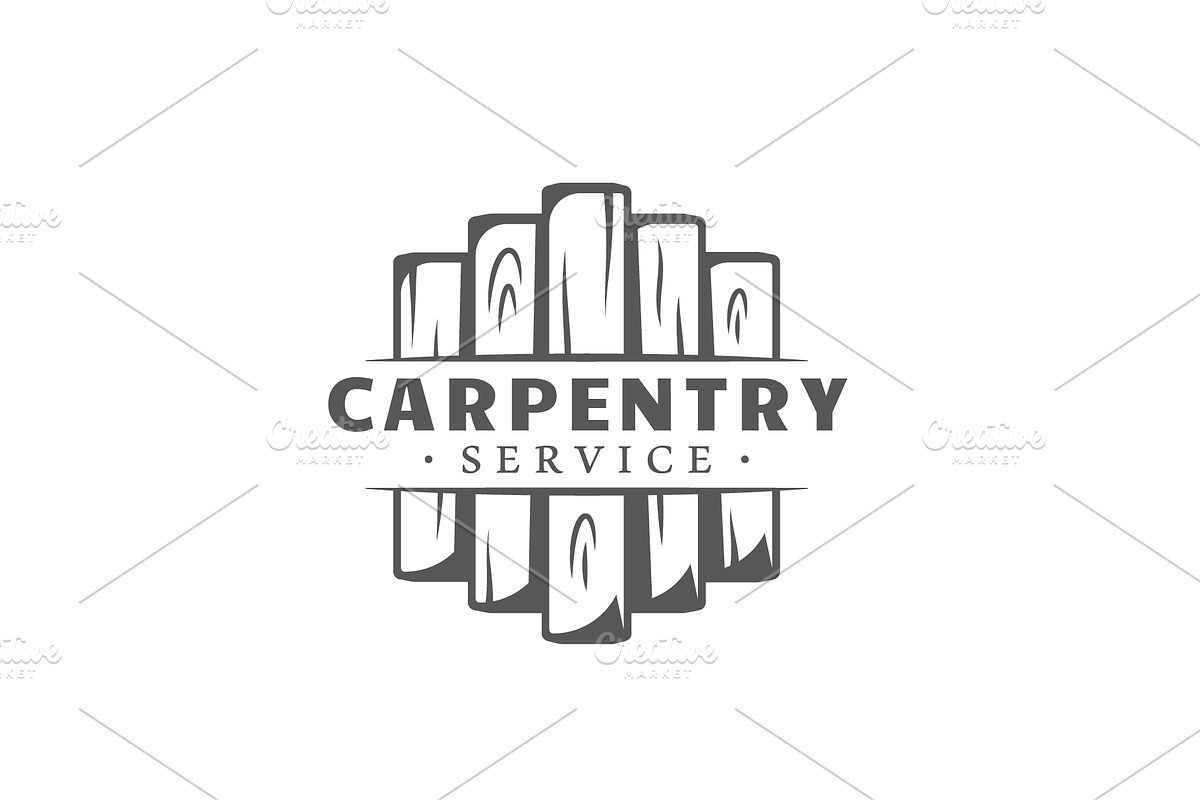 18 Modern Carpentry Logos Templates, a Branding & Logo Template by Art Design (Photo 22 of 26)