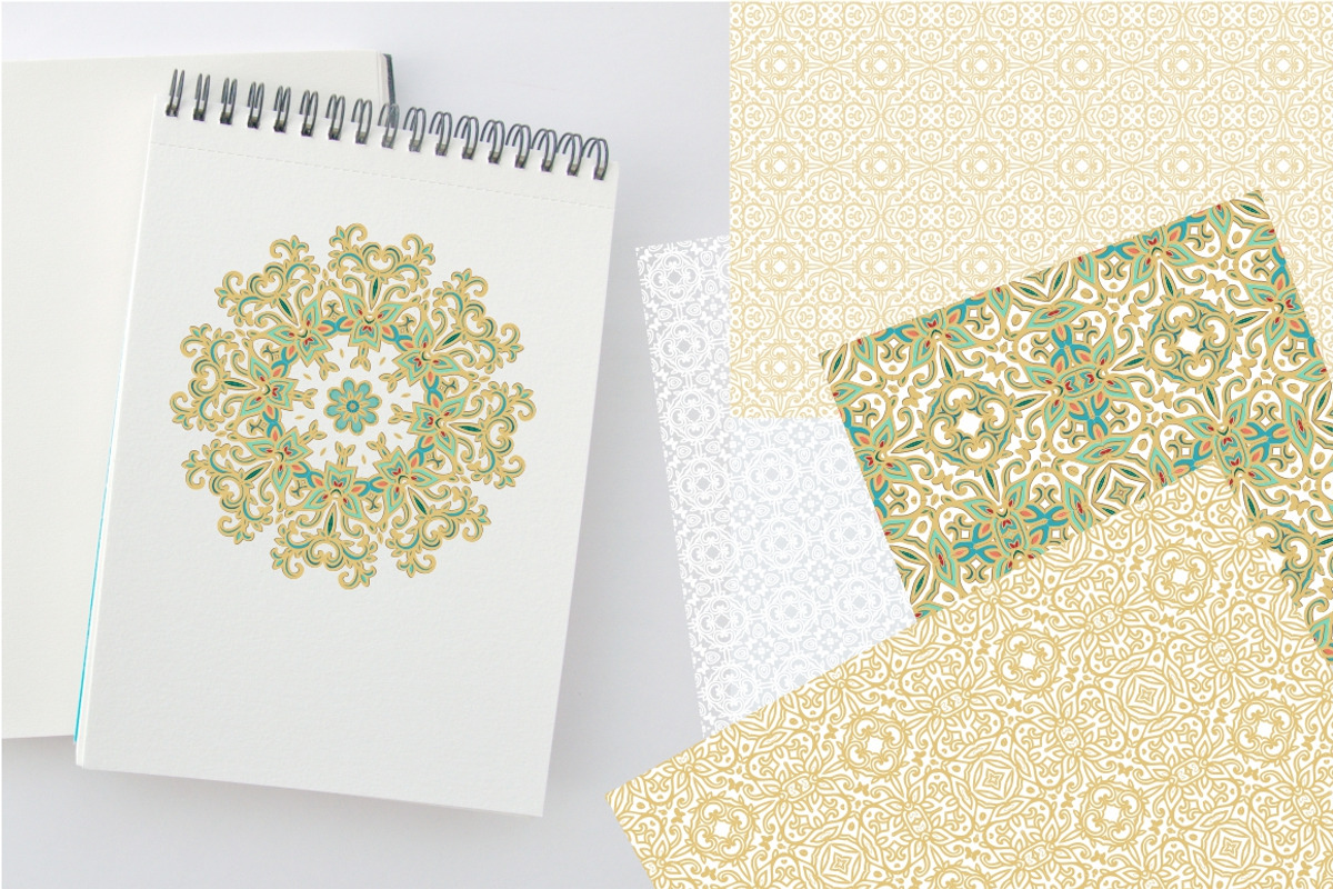 Big decorative vector pack, a Texture Graphic by Dainia (Photo 1 of 5)