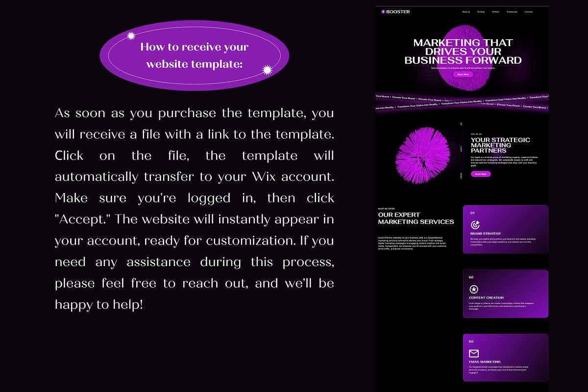 Marketing Agency Website Wix Studio, a Wix Template by Wixify Studio (Photo 2 of 5)