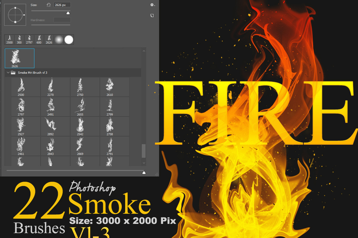 Smoke Photoshop Brushes, a Brush Add-On by MRI STUDIO (Photo 1 of 19)
