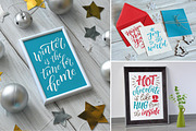 Winter holidays set | 60 lettering, an Illustration by bariskina (Thumbnail 8 of 10)