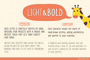 Baby Giraffe Font, a Handwritten Font by Canned Cat (Thumbnail 2 of 4)