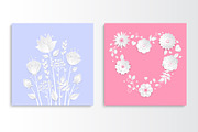 Paper Cut White Flowers Card Kit, a Templates & Theme by Boyko Pictures (Thumbnail 9 of 16)