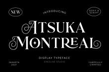 Atsuka Montreal - Font Family