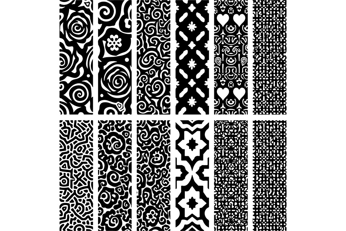 Black Lasercut Panel Bundle, an Object Graphic by Designer_Momina (Photo 13 of 13)