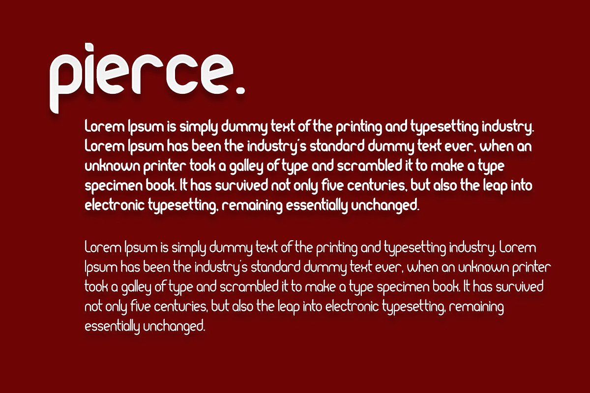 Pierce Family - NewBold Sans Serif preview 4