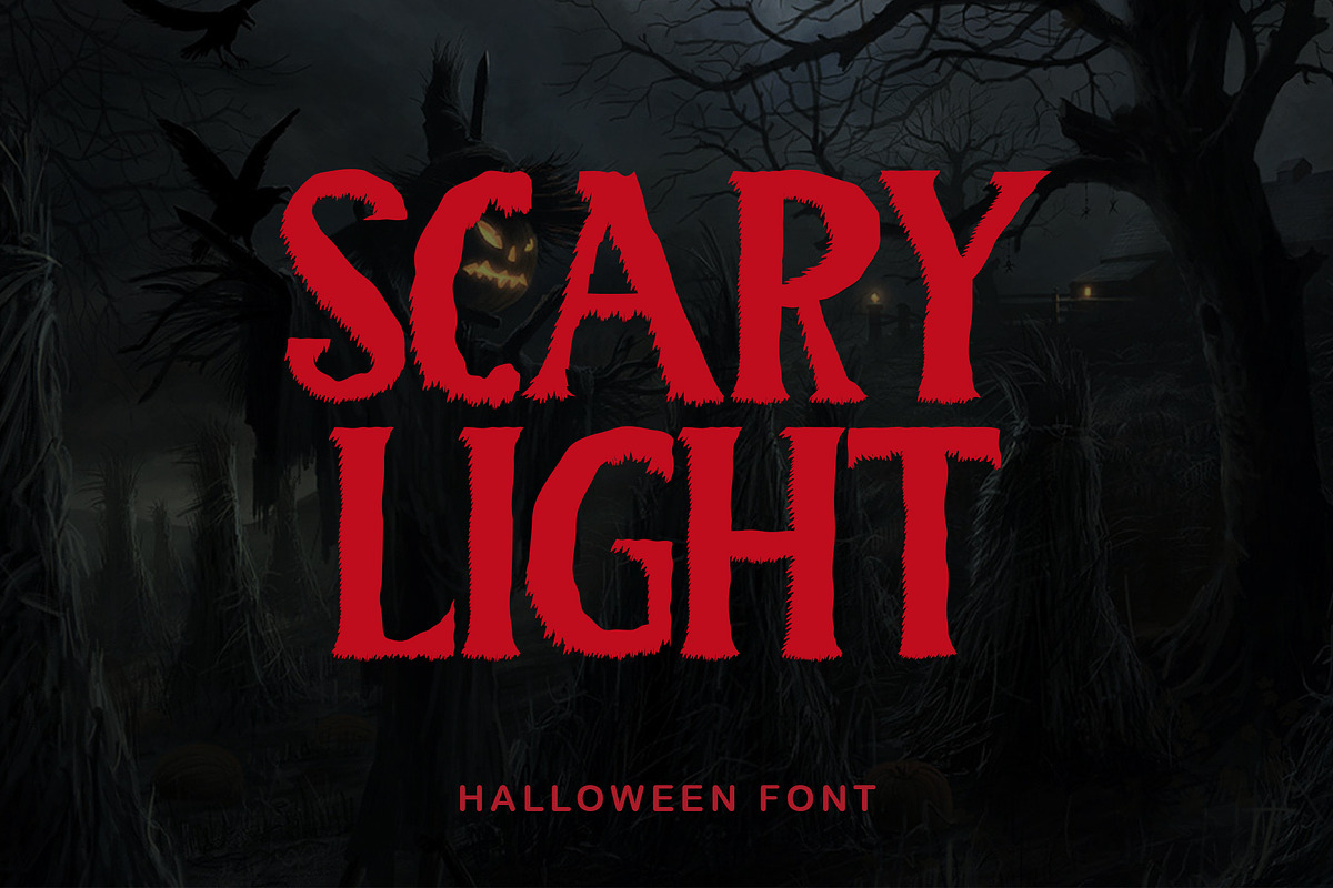 Scary Light, a Font by Yoga Letter (Photo 1 of 7)