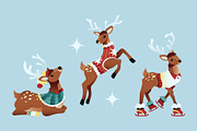 Deer Character Asset Illustration, an Animal Illustration by graphicook (Thumbnail 3 of 3)