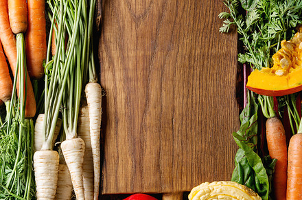 Variety of autumn harvest vegetables stock photo containing autumn and, a Food & Drink Photo by Natasha Breen