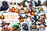 Quirky Halloween Sublimation Clipart, an Illustration by Designworld (Thumbnail 1 of 6)
