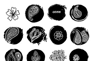 Ink Brush Strokes Vector Eps 10