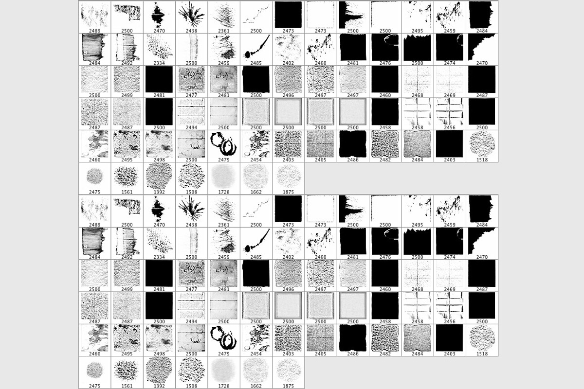 72 Distressed Paper PS Brushes Vol 1, a Brush Add-On by RogerRidpath (Photo 3 of 3)
