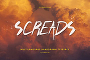 Screads Typeface, a Handwritten Font by Sundaylab (Thumbnail 1 of 7)