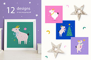 New Year Funny Goats, a Seasonal Illustration by danceyourlife (Thumbnail 2 of 7)