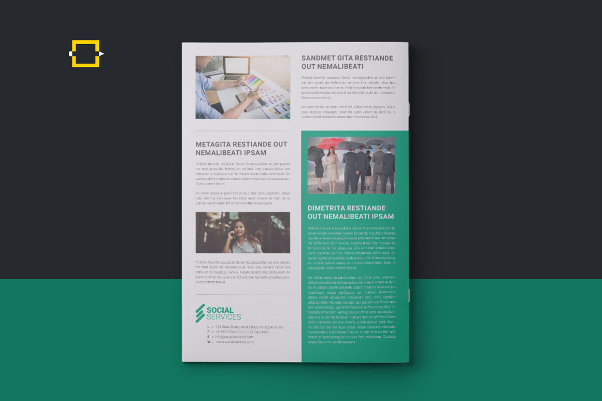 Newsletter, a Brochure Template by DesignJanala (Photo 5 of 5)