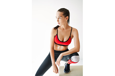 Portrait of sporty fitness woman in, a Person Photo by Gladkov photography