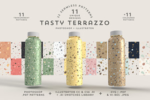 22 Seamless Terrazzo Patterns