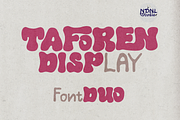 Taforen – Retro Font Duo, a Sans Serif Font by NDNL Studio (Thumbnail 1 of 11)