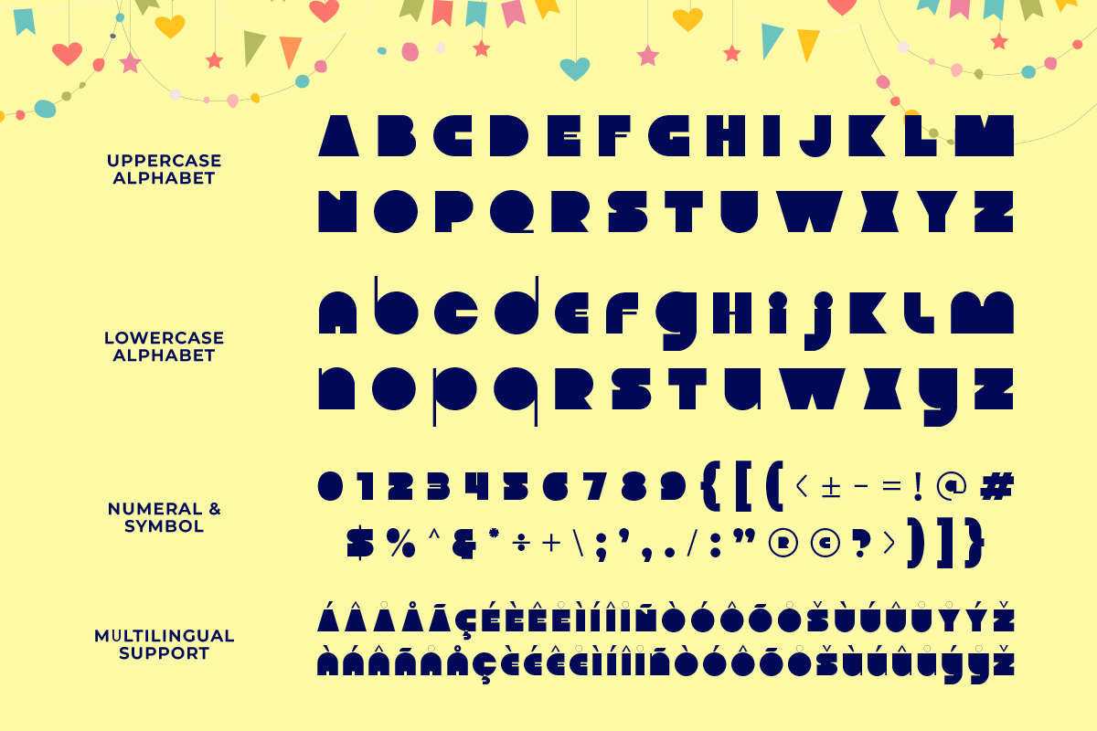 Slizo - Geometric Bold Expanded, a Sans Serif Font by roomspace creative lab (Photo 8 of 12)