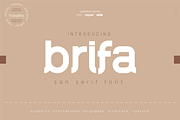 brifa, a Sans Serif Font by twinstd (Thumbnail 1 of 14)