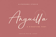 Anguilla - Signature Font
