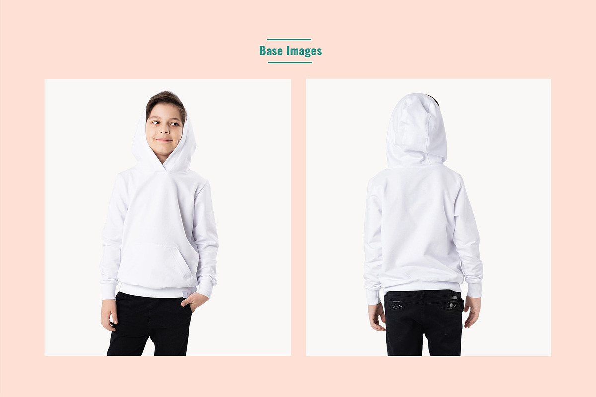 Kids Pullover Hoodie Mockup, a Hoody Mockup by Designertale (Photo 7 of 7)