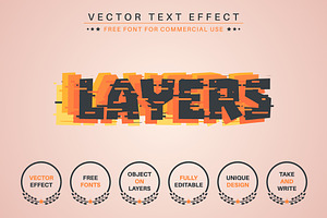 Pumpkin Layers Editable Text Effect