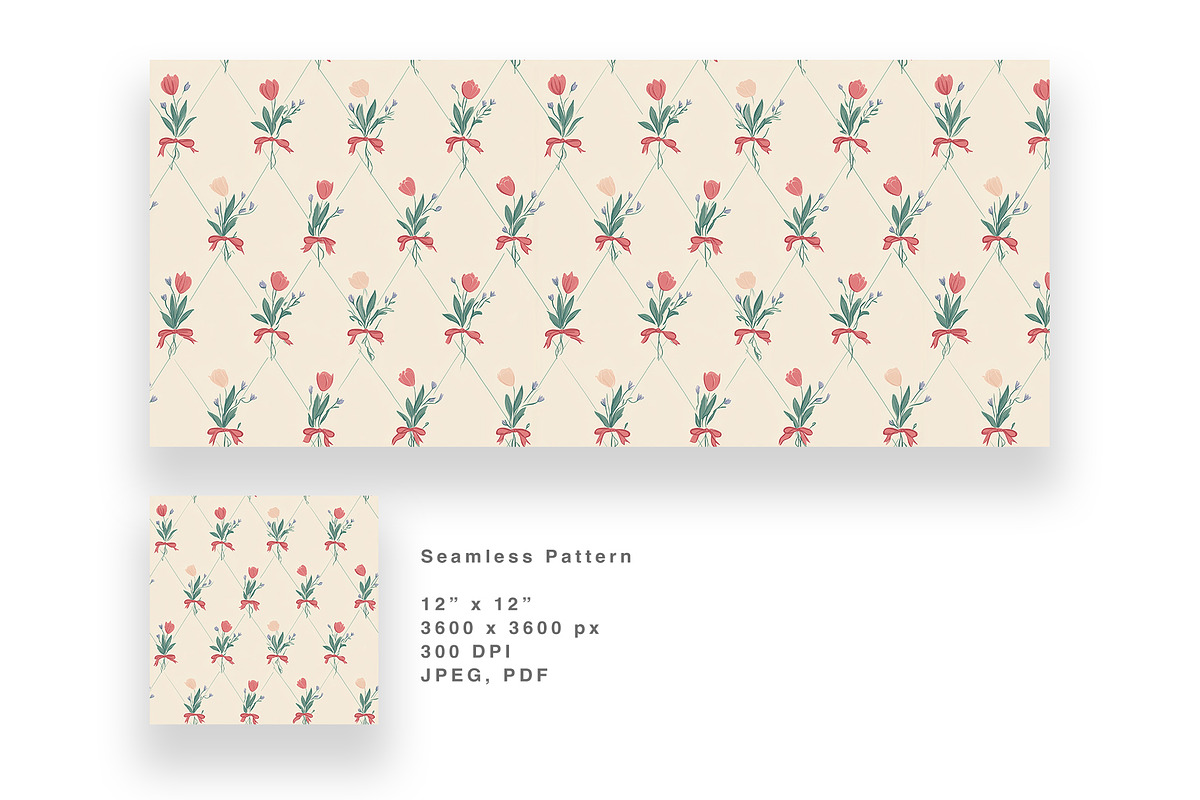 6 Seamless Pattern: Cream Petal, a Pattern Graphic by StudioCitra (Photo 10 of 10)