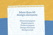 Decorative & Ripped Papers Collectio, a Texture Graphic by IRCF (Thumbnail 12 of 12)