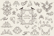 150 Vintage Vector Elements. Vol3., a Decorative Illustration by Anna Studio (Thumbnail 5 of 5)