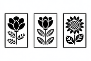 Minimal Flower Laser Cut Silhouette, an Illustration by Amazin_art (Thumbnail 10 of 11)